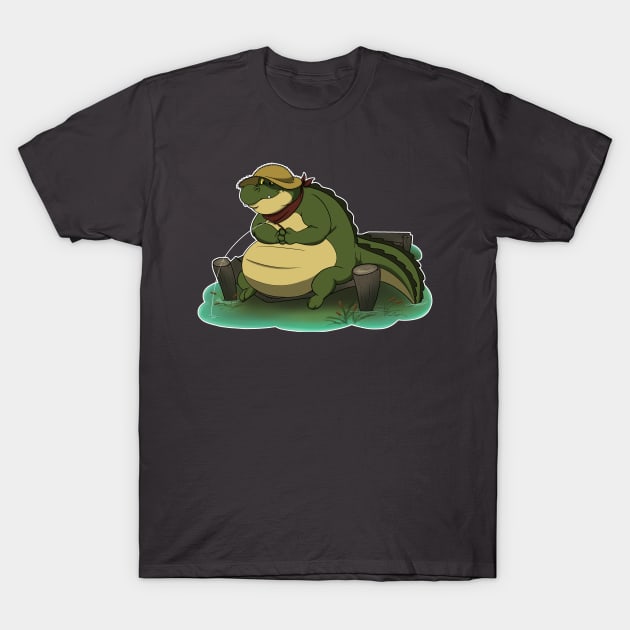 Bayou Gator 2 T-Shirt by JoshStevensIllustration